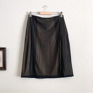 Vintage The Limited Mesh-Lace Midi Skirt